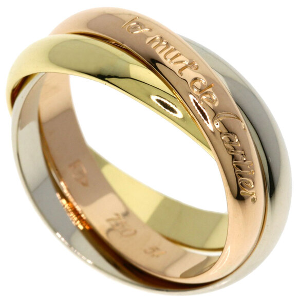 Cartier Jewelry - CARTIER Authentic 18k Gold Trinity Ring #54